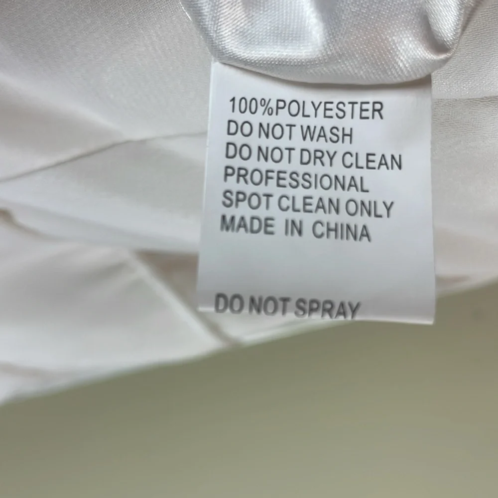 NEW IEENA for MAC DUGGAL 55272 White Chiffon Ball-Gown Wedding Dress Sz 0 - Picture 11 of 14